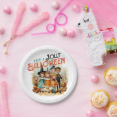 ハロウィンすてきを持つ ペーパープレート (パーティー)