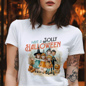 ハロウィンすてきヴィンテージを持つ トライブレンドＴシャツ