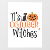 ハロウィンだよ、10月! ウィンドウサイン (シート)