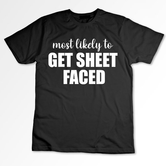 ハロウィンでおもしろ可笑しいシーツを被ったまま【Most Likely To Keep Sheet  Tシャツ