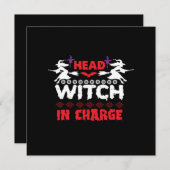 ハロウィンで一番偉い魔女 誕生日 シーズンカード (正面/裏面)