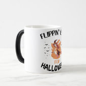ハロウィンで大はしゃぎする女の子 マグカップ – 可愛いジムナ (正面左)