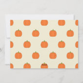 ハロウィンで最もかわいいパンプキン シーズンカード (裏面)