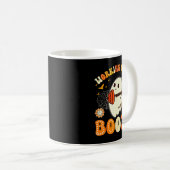 ハロウィンで楽しいジム - 私のお尻(ぶっとい)を鍛えてるよ、ブーティー・ゴースト コーヒーマグカップ (正面右)