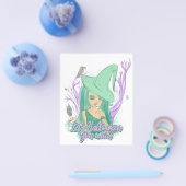 ハロウィンで魔女フライヤーを切ろう チラシ (シングル)