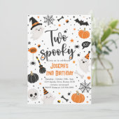 ハロウィンとお誕生日おめでとう 二歳 招待状 (スタンド正面)