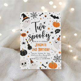 ハロウィンとお誕生日おめでとう 二歳 招待状