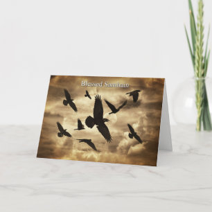 ハロウィンとラヴェンスと詩 シーズンカード