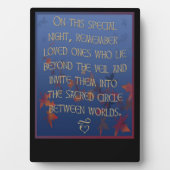 ハロウィンと死の日 フォトプラーク (正面)