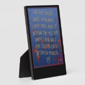 ハロウィンと死の日 フォトプラーク (側面)