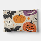 ハロウィンと秋のパターン  アクセサリーポーチ (裏面)