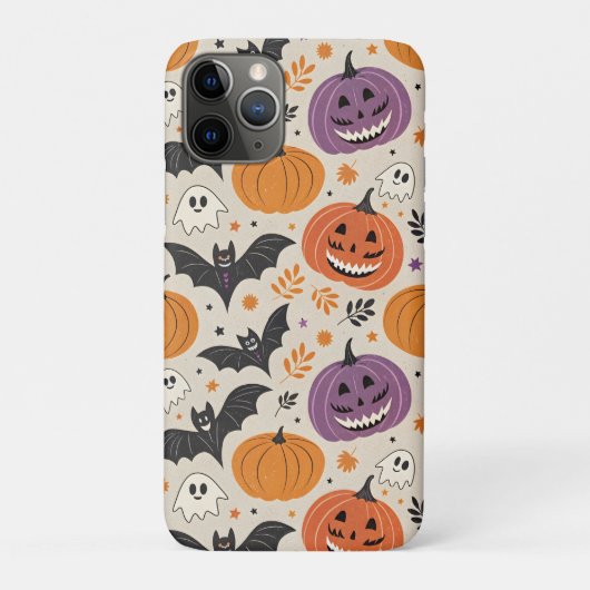 ハロウィンと秋のパターン   Case-Mate iPhoneケース (裏)
