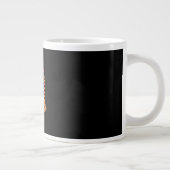 ハロウィンと秋を楽しむ面白い引用 ジャンボコーヒーマグカップ (右)
