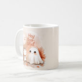 ハロウィンと秋を楽しむ かわいいお化け コーヒーマグカップ (正面左)
