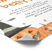 ハロウィンどのように大きいママの腹のシャワーゲーム ポスター (角)