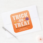ハロウィンにおいで ステッカー (封筒)