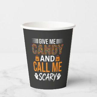 ハロウィンにお菓子をくれなきゃ怖いよ 紙コップ