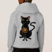 ハロウィンにお菓子をせがむ子猫 (裏面)