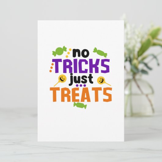 ハロウィンにお菓子 招待状 (スタンド正面)