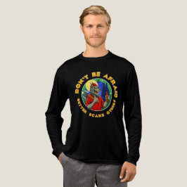 ハロウィンにぴったりなイタズラ好きなワーウルフのイラスト トライブレンドTシャツ