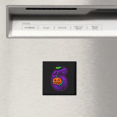 ハロウィンにぴったりなジョーク「6 7 Six Seven」デザイン マグネット (インサイチュ (食洗機))