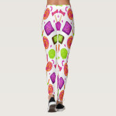 ハロウィンにぴったりな不気味なキャンディゾンビのマッシュアップ レギンス (裏面)