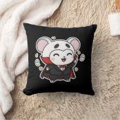 ハロウィンにぴったりな可愛い小さなねずみ クッション (ブランケット)