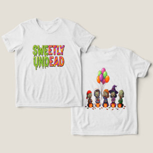 ハロウィンにぴったりな怖可愛いキャンディゾンビのミックス トライブレンドTシャツ