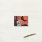 ハロウィンにぴったりな楽しいデザイン ポストイット (デスク上)