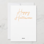 ハロウィンにぴったりな美しい日 シーズンカード (裏面)