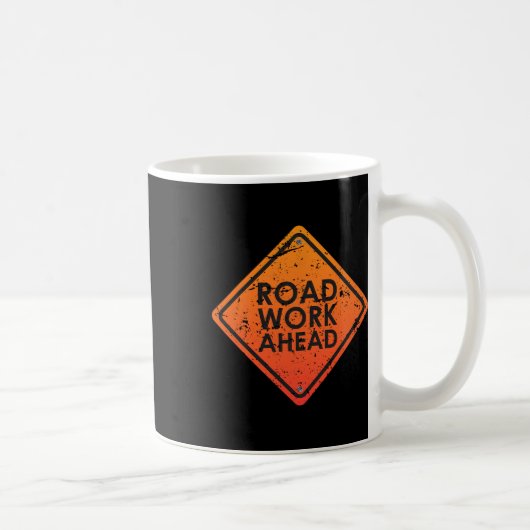 ハロウィンにぴったりな道路標識とおもしろい信号機 コーヒーマグカップ (右)