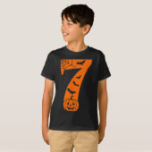 ハロウィンにぴったりな面白いミームセブン Tシャツ (正面フル)