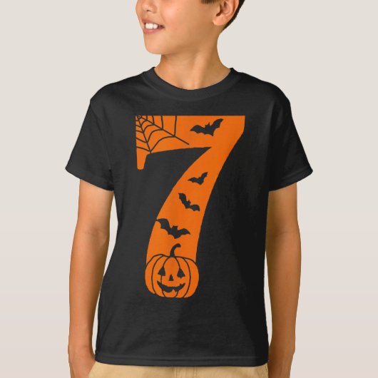 ハロウィンにぴったりな面白いミームセブン Tシャツ (正面)