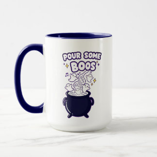 ハロウィンにぴったりな面白い幽霊のマグカップ「Pour Some Boos Mug」 マグカップ