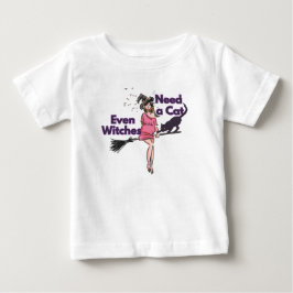ハロウィンにぴったりな魔法使いTシャツ 赤ちゃん用 ベビーTシャツ