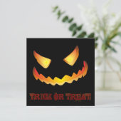 ハロウィンにぴったりのかぼちゃの顔２ 招待状 (スタンド正面)
