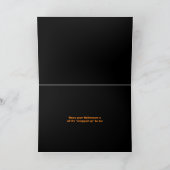 ハロウィンにぴったり！ミイラのユーモア シーズンカード (内部)