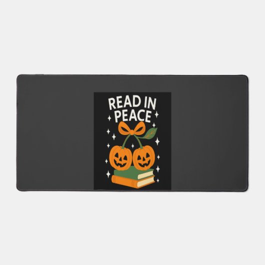 ハロウィンにぴったり！楽しい読書のお供 デスクマット (正面)