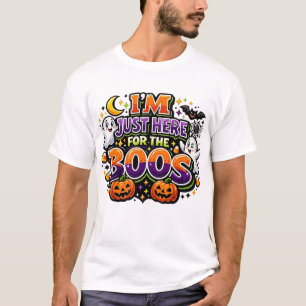 ハロウィンにぴったり!「BOOSが楽しみで来たの」 Tシャツ
