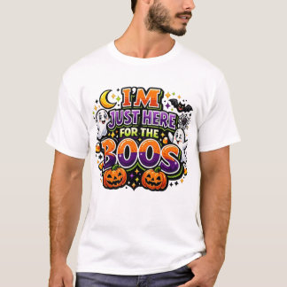 ハロウィンにぴったり!「BOOSが楽しみで来たの」 Tシャツ