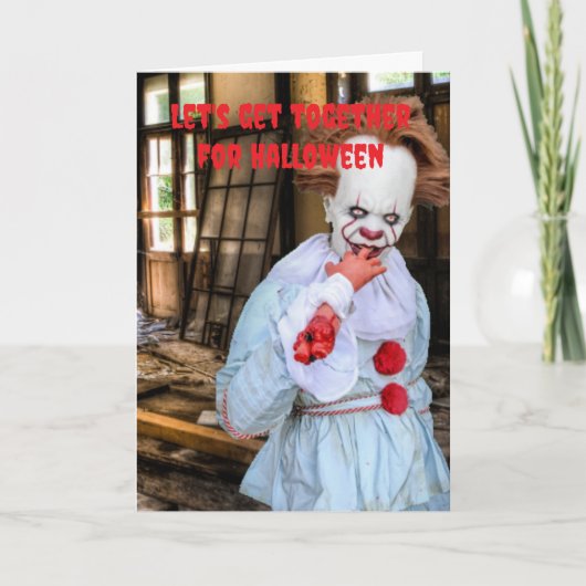 ハロウィンにみんなで集まろう。 カード (正面)