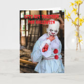 ハロウィンにみんなで集まろう。 カード (黄色い花)