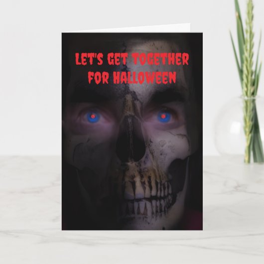 ハロウィンにみんなで集まろう。 カード (正面)