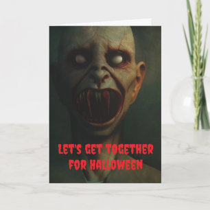 ハロウィンにみんなで集まろう。 カード