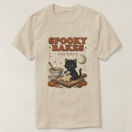 ハロウィンにゃんこTシャツ スプーキー・ベイクス Tシャツ