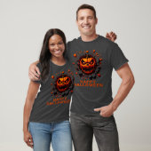 ハロウィンにカボチャが突っ切るTシャツ Tシャツ (ユニセックス)