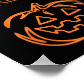 ハロウィンにカボチャの種を食べちゃダメ ポスター (角)
