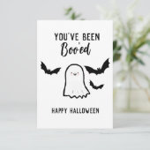 ハロウィンにブーされました サンキューカード (スタンド正面)