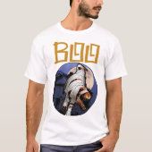 ハロウィンにブー Tシャツ (正面)