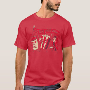 ハロウィンにホラー映画を見よう お菓子 Tシャツ